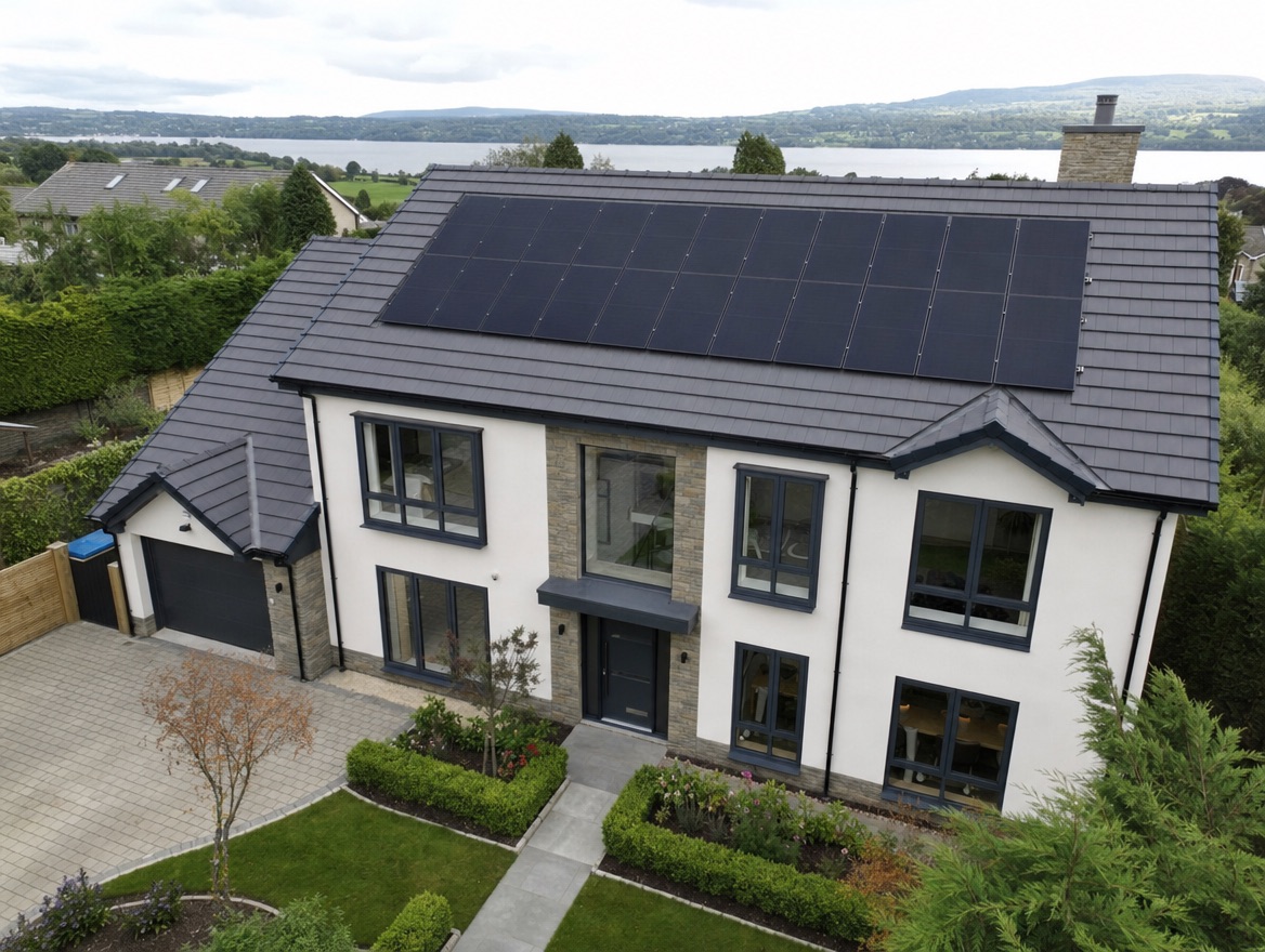 Solar and battery installation by Eco2u NW